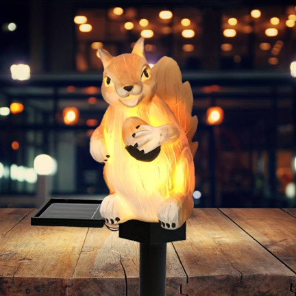 TG71282 LAMPA SOLARNA WIEWIÓRKA WBIJANA LAMPKA OGRODOWA LED CZUJNIK ZMIERZCHU SOLAR