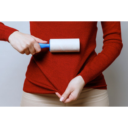 TG56541 ROLKA WAŁEK DO CZYSZCZENIA UBRAŃ 3 WKŁADY SIERŚCI