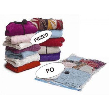 AG38 WOREK PRÓŻNIOWY NA UBRANIA WORKI PRÓŻNIOWE 80x60