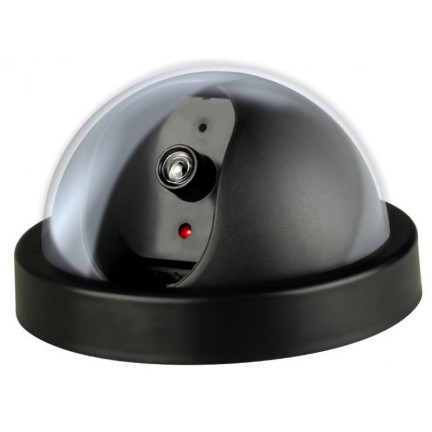 AG34 ATRAPA KAMERY PRZEMYSŁOWEJ KAMERA KOPUŁKA MIGAJĄCA DIODA LED MONITORING