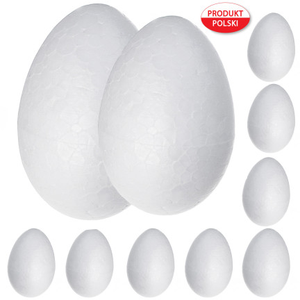 RR92 Jajko Jaja Jajka Jajo Styropianowe 15cm do odzabiania