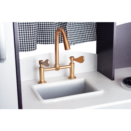 TG53009 KUCHNIA DREWNIANA JAK PRAWDZIWA DUŻA ZABAWKOWA DLA DZIECI MDF KUCHENKA