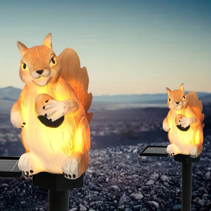 TG71282 LAMPA SOLARNA WIEWIÓRKA WBIJANA LAMPKA OGRODOWA LED CZUJNIK ZMIERZCHU SOLAR