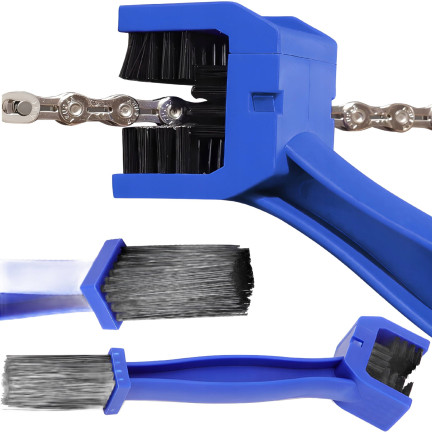 WW18 SZCZOTKA DO CZYSZCZENIA ŁAŃCUCHA 2w1 MOTOR ROWER serwisowa do Smarowania