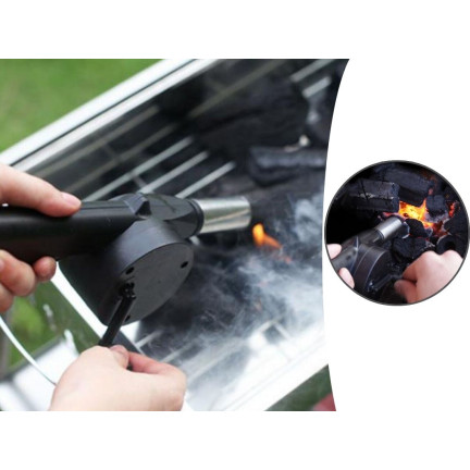 DO55 DMUCHAWA DO ROZPALANIA GRILLA OGNISKA KOMINKA BBQ ROZNIECANIA OGNIA RĘCZNA