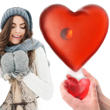 UR28 OGRZEWACZ termofor DO RĄK Dłoni nóg SERCE WIELORAZOWY ROZGRZEWAJĄCY
