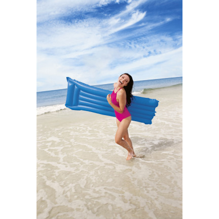44007 MATERAC DMUCHANY DO PŁYWANIA JEDNOOSOBOWY PLAŻOWY KOLORY BESTWAY 183X69CM