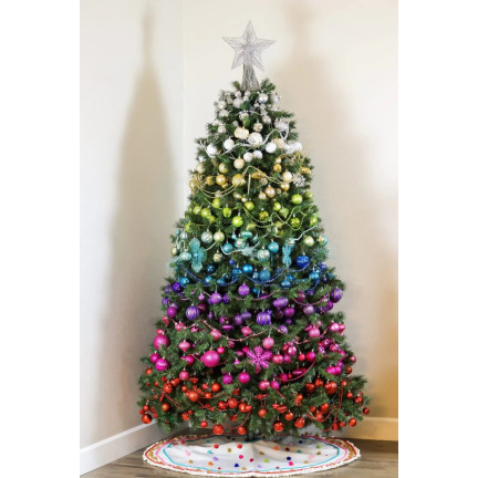 TG50994 BOMBKI CHOINKOWE KOLOROWE NA CHOINKĘ BOMBKA ZESTAW 12 SZT 4CM OZDOBY ŚWIĘTA
