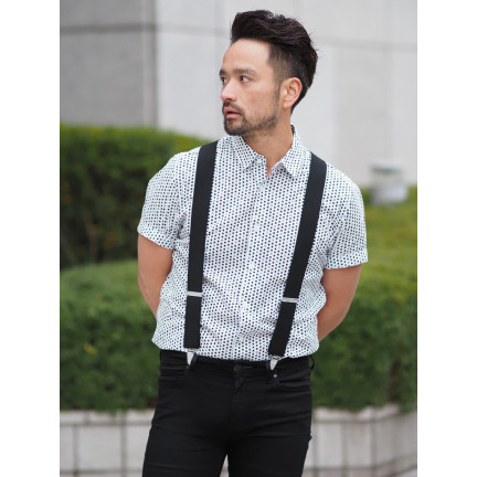 BQ6A SZELKI DO SPODNI EMO CZARNE JAPAN MĘSKIE DAMSKIE SZEROKIE NA PRZEBRANIE