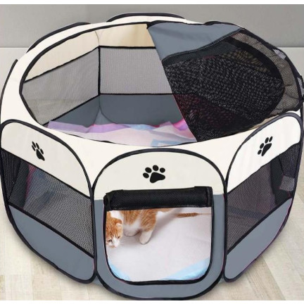 TG64647 KOJEC KLATKA DLA PSA KOTA ZAGRODA LEGOWISKO BRAMKA PODRÓŻNA SKŁADANA