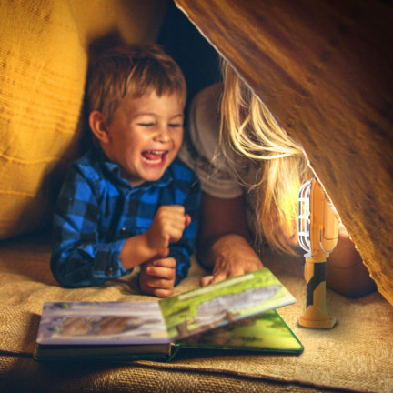 TG56630 Profesjonalna LAMPA WARSZTATOWA LATARKA ma Hak Magnes LED Kanałowa AAA R6