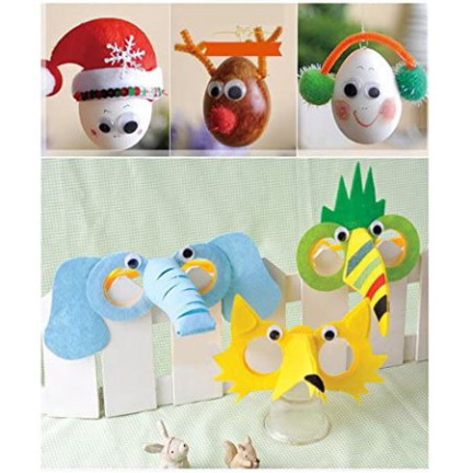 TG57512 RUCHOME OCZKA OCZY DO DEKORACJI 80SZT MASKOTEK