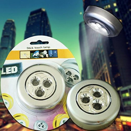 LP10 LAMPKA 3 LED SAMOPRZYLEPNA NA BATERIE SAMOPRZYLEPNE