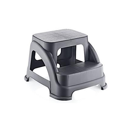 HOB081398 PODEST DWUSTOPNIOWY ANTYPOŚLIZGOWY SCHODKI DZIECI SENIOR 120kg POD PRYSZNIC