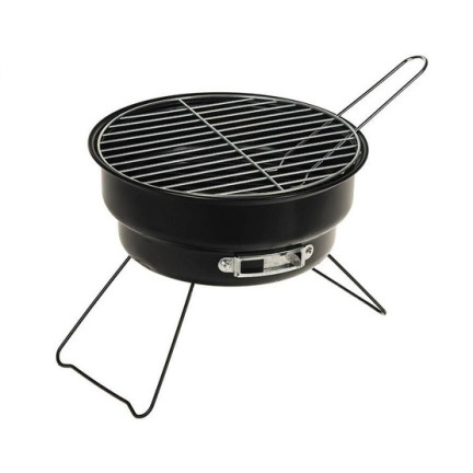 TG71416 GRILL TURYSTYCZNY SKŁADANY OKRĄGŁY WĘGLOWY PRZENOŚNY MINI RUSZT