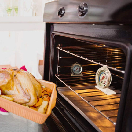 DO10 TERMOMETR DO PIEKARNIKA WĘDZARNI STALOWY INOX