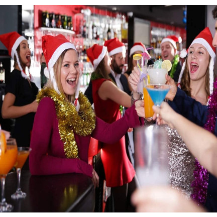 MM1 CZAPKA świętego MIKOŁAJA PRZEBRANIE Z POMPONEM KOSTIUM ŚWIĄTECZNA STRÓJ