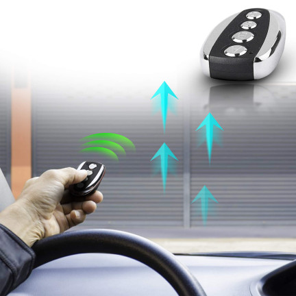 TG63278 Profesjonalny PILOT SAMOKOPIUJĄCY DO BRAMY ALARMU ROLET 433 mhz UNIWERSALNY