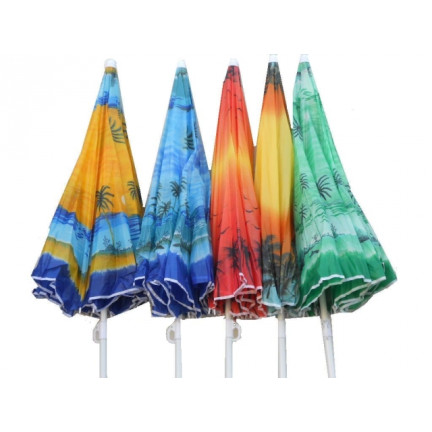 SS27 PARASOL PLAŻOWY OGRODOWY REGULOWANY 5 KOLOROWÓW