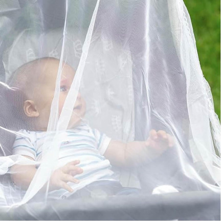 TG80301 MOSKITIERA 3W1 NA WÓZEK SPACERÓWKĘ GONDOLĘ SIATKA NA OWADY ELASTYCZNA