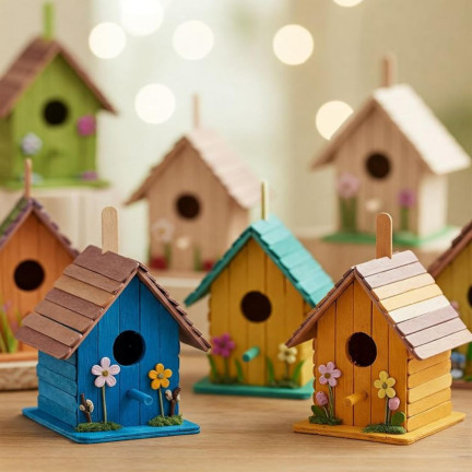 TG80299 PATYCZKI DREWNIANE KREATYWNE DO KLEJENIA PATYCZKI DO LODÓW DIY 50SZT./KPL