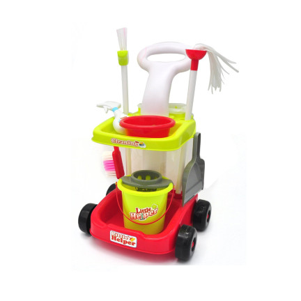TG59969 ZESTAW SPRZĄTAJĄCY WÓZEK AKCESORIA DLA DZIECI MOP
