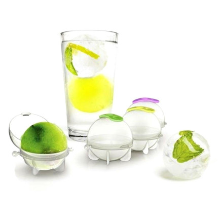 TG64476 FORMA DO LODU KULE LODOWE KULA FOREMKA 4 SZTUKI DO DRINKÓW DUŻE