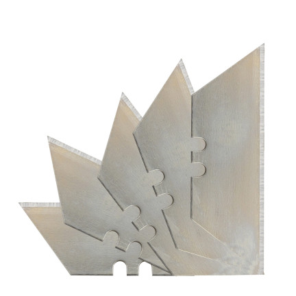 7398 TAPECIAK NÓŻ SKŁADANY TAPICERSKI + 5 OSTRZY 18 mm MEGA OSTRY