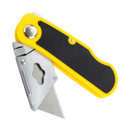 7398 TAPECIAK NÓŻ SKŁADANY TAPICERSKI + 5 OSTRZY 18 mm MEGA OSTRY