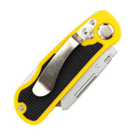 7398 TAPECIAK NÓŻ SKŁADANY TAPICERSKI + 5 OSTRZY 18 mm MEGA OSTRY