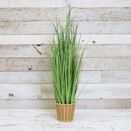 CV06319 DUŻA 85CM SZTUCZNA TRAWA W DONICZCE FEJKA