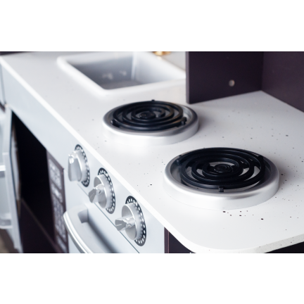 TG53009 KUCHNIA DREWNIANA JAK PRAWDZIWA DUŻA ZABAWKOWA DLA DZIECI MDF KUCHENKA