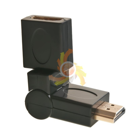 CC25 ADAPTER OBROTOWY 360 HDMI GOLD