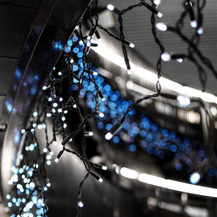 Lampki led 500l, zimne białe, choinkowe, świąteczne, wewnętrzne, zewnętrzne, 3+25m