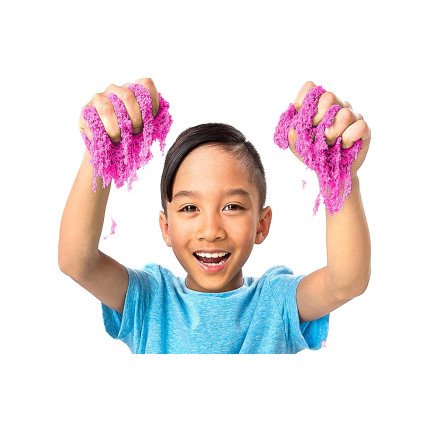 TG60132-4 PIASEK KINETYCZNY MAGICZNY 1KG PIASKOLINA KOLOR RÓŻOWY