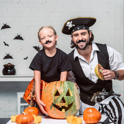 JJ98 ZESTAW WĄSÓW WĄSY CZARNE 6SZT SAMOPRZYLEPNE