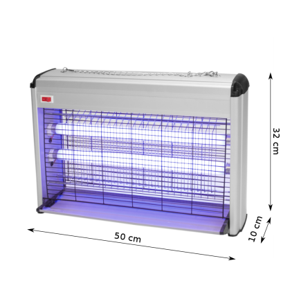 RB53 MEGA DUŻA LAMPA OWADOBOJCZA 50W NA OWADY MUCHY KOMARY 