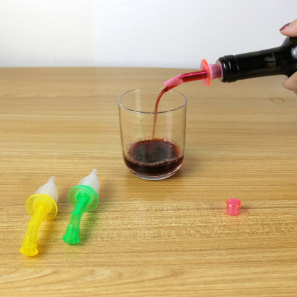 TG56257 NALEWAK DOZOWNIK DO BUTELEK WINA OLEJU ZESTAW 3SZT