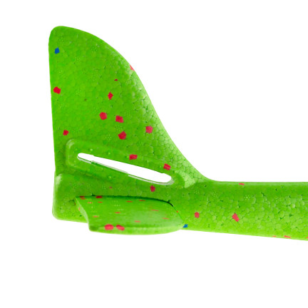 9139 SAMOLOT STYROPIANOWY SZYBOWIEC RZUTKA DUŻY XXL ZIELONY NO LIGHT