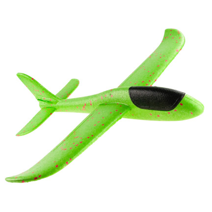 9139 SAMOLOT STYROPIANOWY SZYBOWIEC RZUTKA DUŻY XXL ZIELONY NO LIGHT