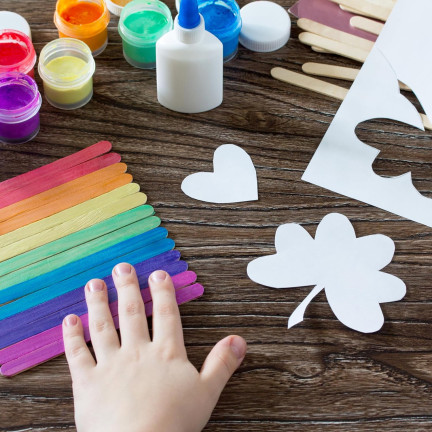 TG80299 PATYCZKI DREWNIANE KREATYWNE DO KLEJENIA PATYCZKI DO LODÓW DIY 50SZT./KPL