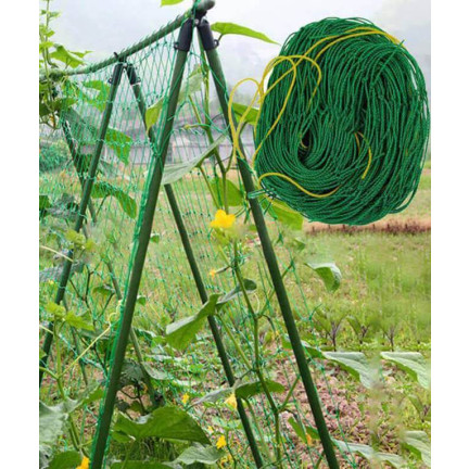 TG71984 PODPORA Z SIATKĄ STELAŻ DO ROŚLIN PNĄCYCH PNĄCZY 180x180CM ogórków fasoli