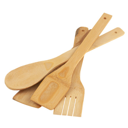 AF15 ZESTAW BAMBUSOWYCH PRZYBORÓW AKCESORIÓW KUCHENNYCH