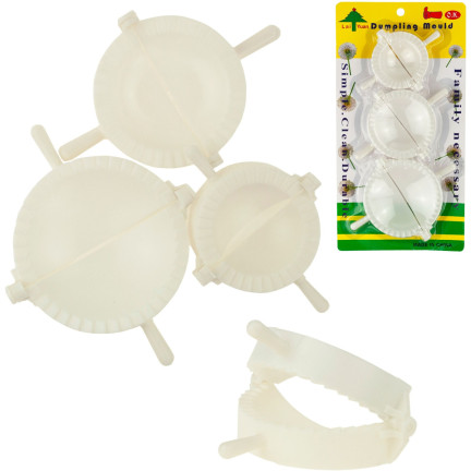 AG51 MASZYNKA FOREMKA FORMA DO lepienia PIEROGÓW uszek ZESTAW 3szt ROZMIARY