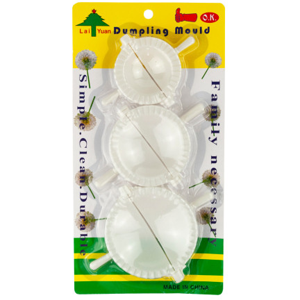 AG51 MASZYNKA FOREMKA FORMA DO lepienia PIEROGÓW uszek ZESTAW 3szt ROZMIARY