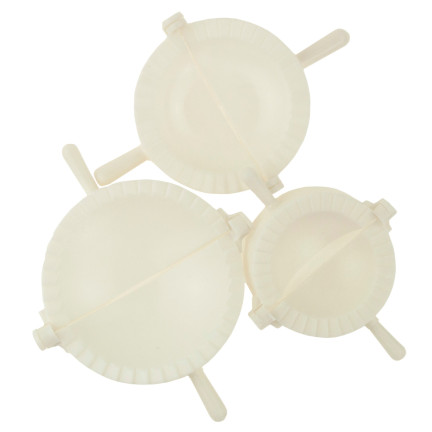 AG51 MASZYNKA FOREMKA FORMA DO lepienia PIEROGÓW uszek ZESTAW 3szt ROZMIARY