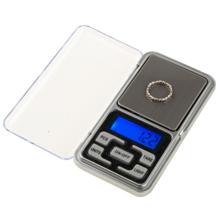 AG75 WAGA JUBILERSKA ELEKTRONICZNA 200g/0,01g NA BATERIE PRECYZYJNA KIESZONKOWA