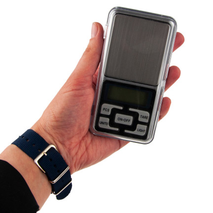 AG75 WAGA JUBILERSKA ELEKTRONICZNA 200g/0,01g NA BATERIE PRECYZYJNA KIESZONKOWA