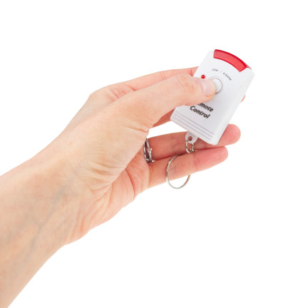 AG77 MINI ALARM BEZPRZEWODOWY CZUJNIK RUCHU 2 PILOTY DO DOMU NA DZIAŁKĘ