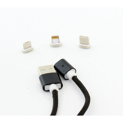 AK239 MAGNETYCZNY KABEL MICRO USB 3w1
